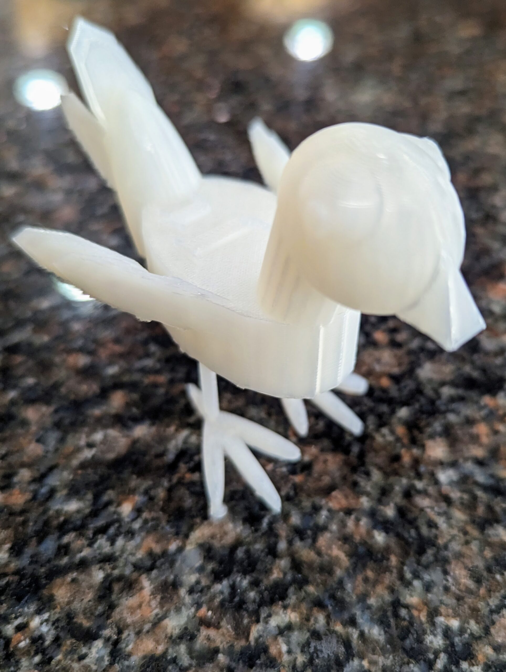 3d printed bok bok chicken