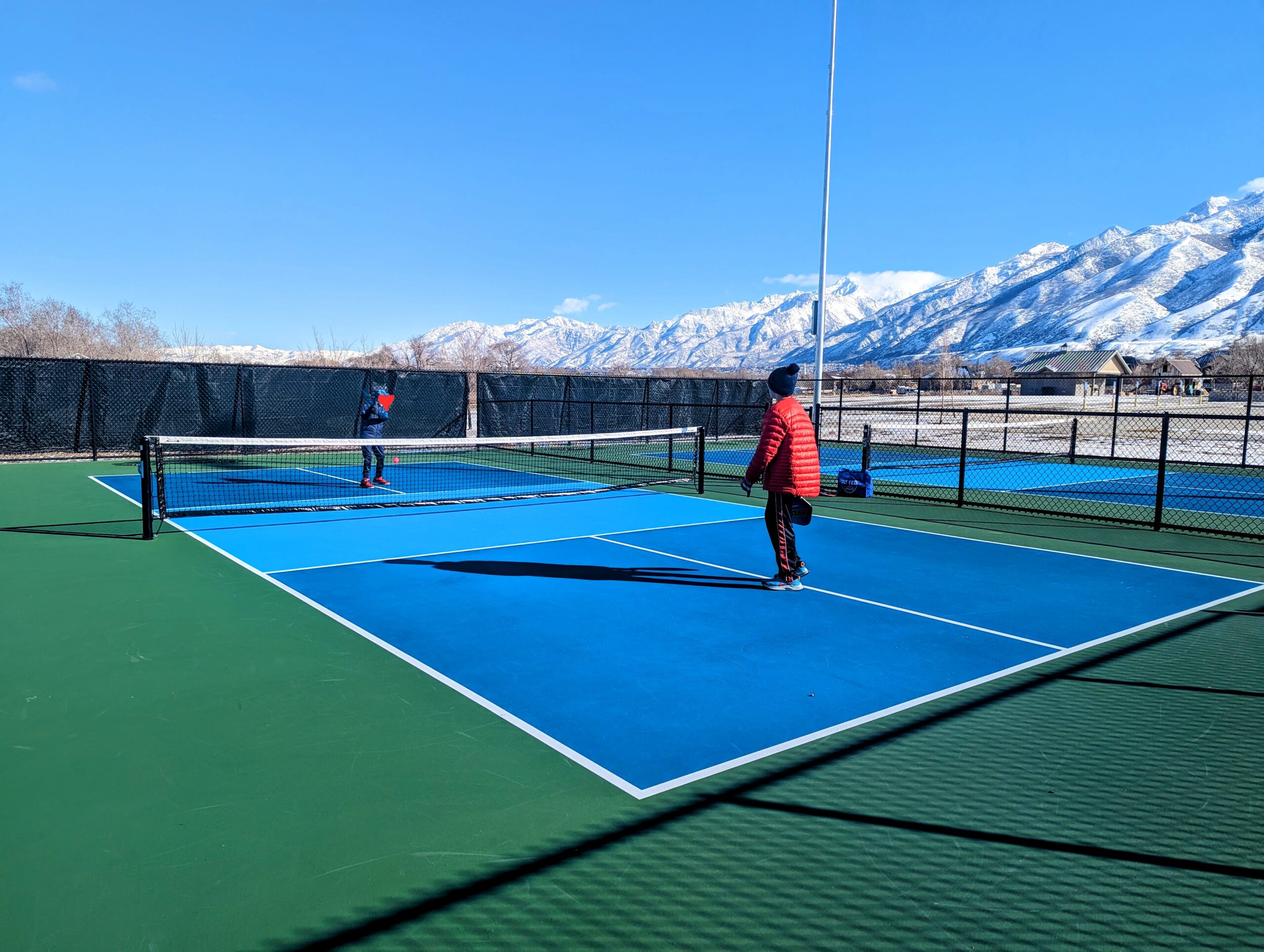 pickleball, family adventure, spontaneous activity, cold weather sports, outdoor exercise